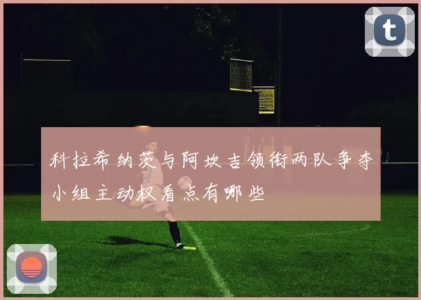 科拉希纳茨与阿坎吉领衔两队争夺小组主动权看点有哪些